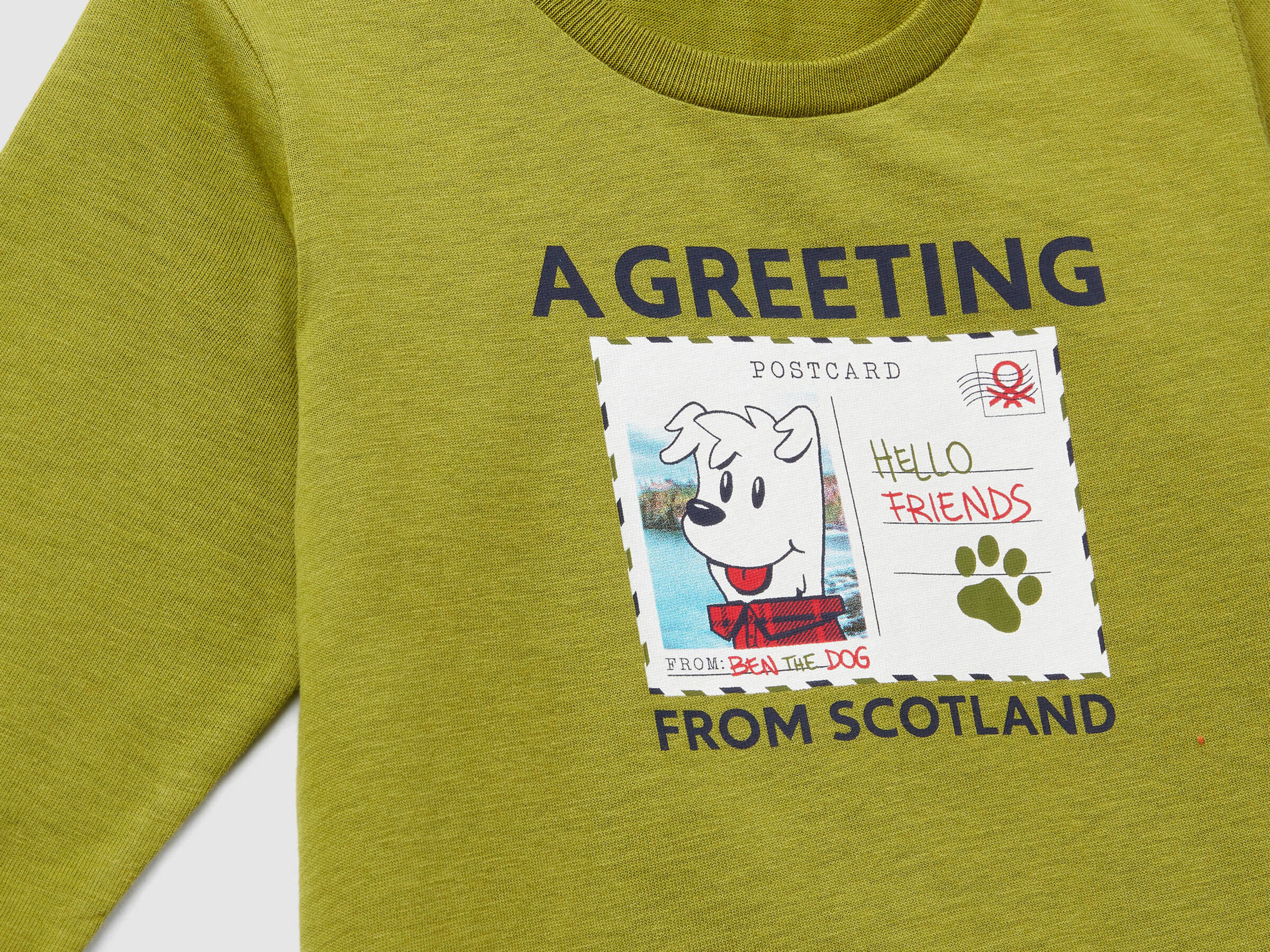 T-shirt with postcard print Junior Boy image number 2
